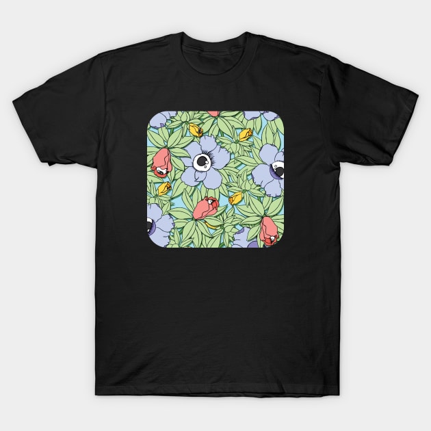 Watching wallflower T-Shirt by HelenRatner